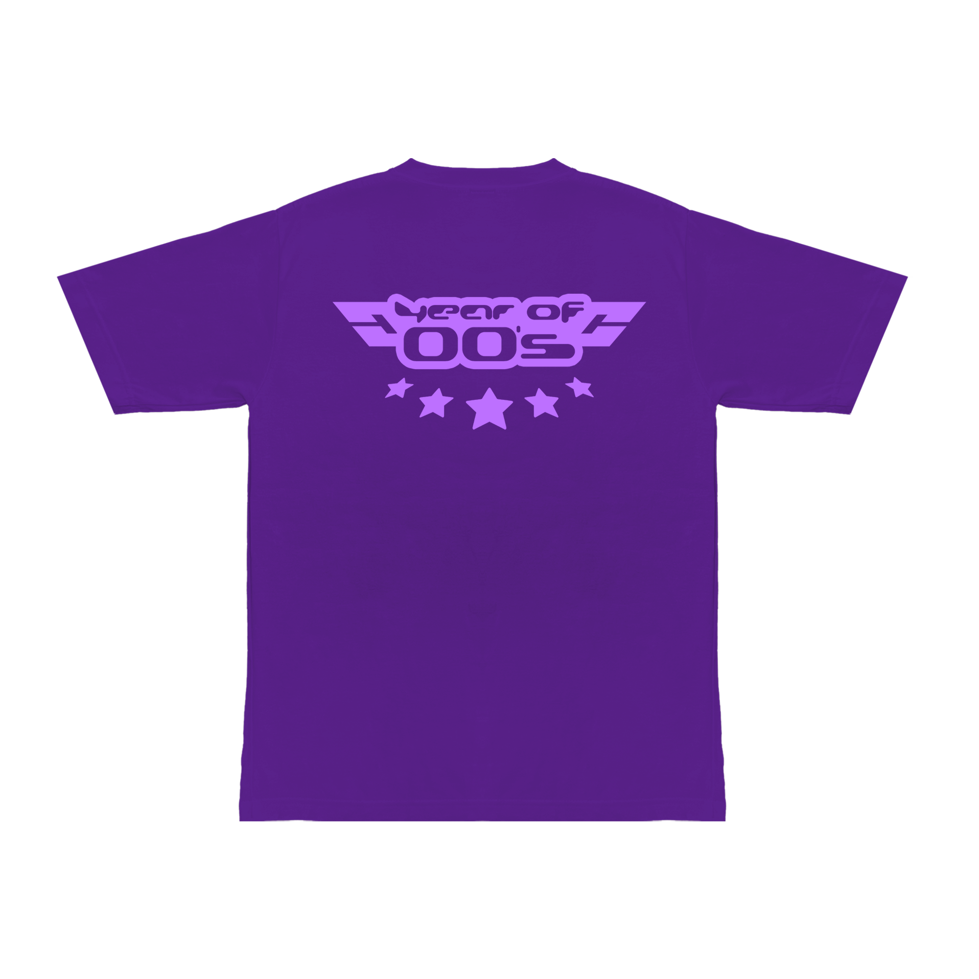 "Y2K” tee in Violet Colorway