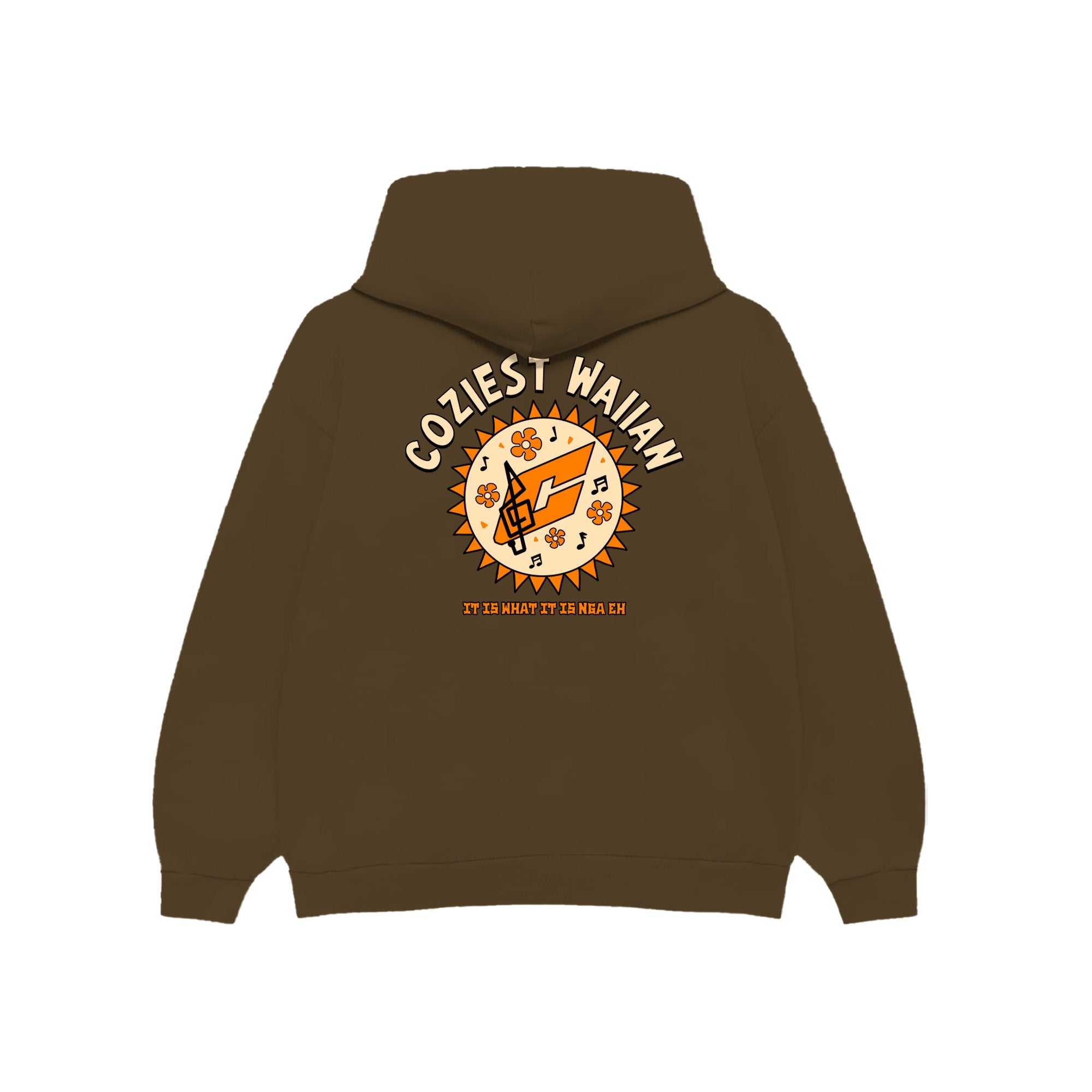 "Vibe" Hoodie in Brown Colorway