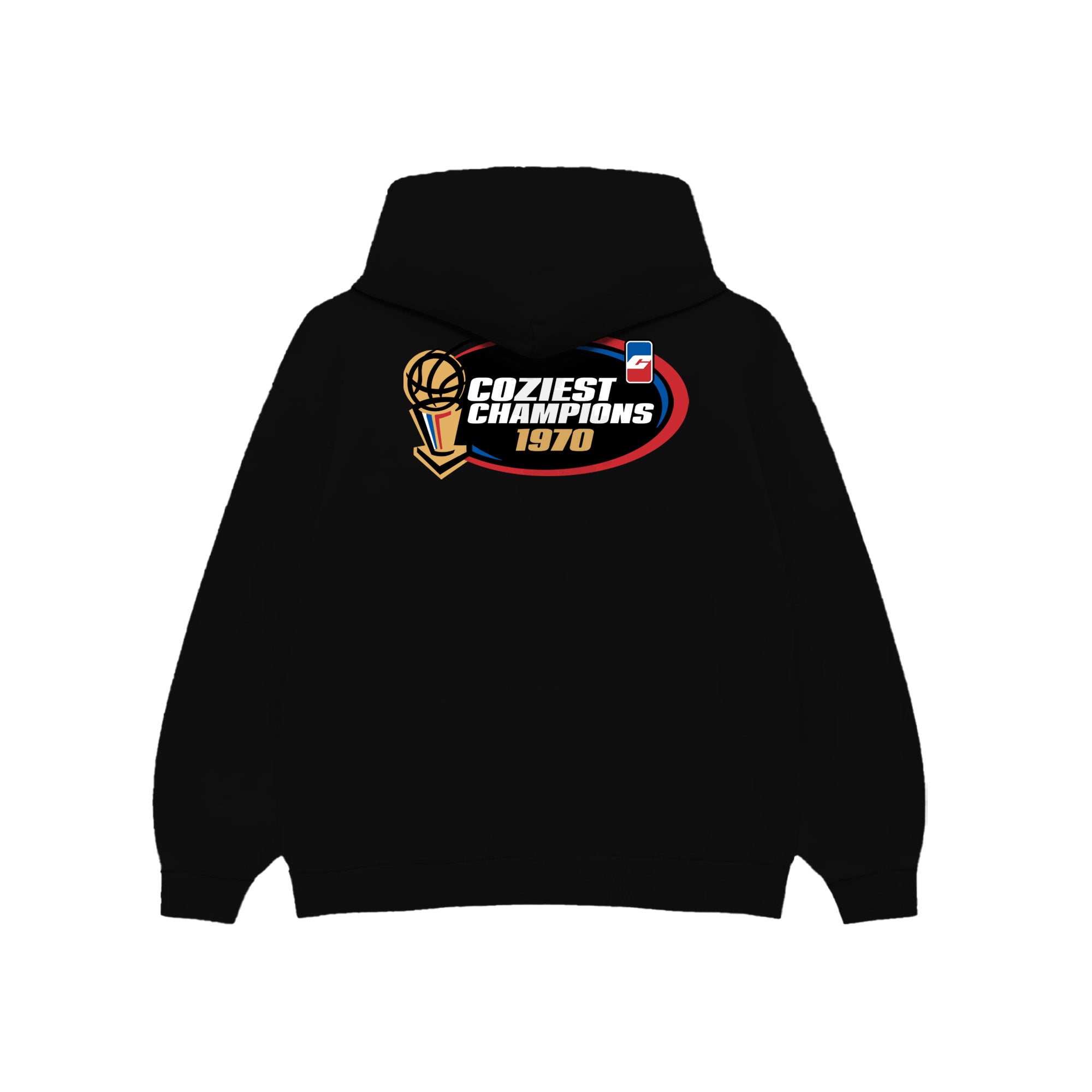 "Champs" Hoodie in Black Colorway