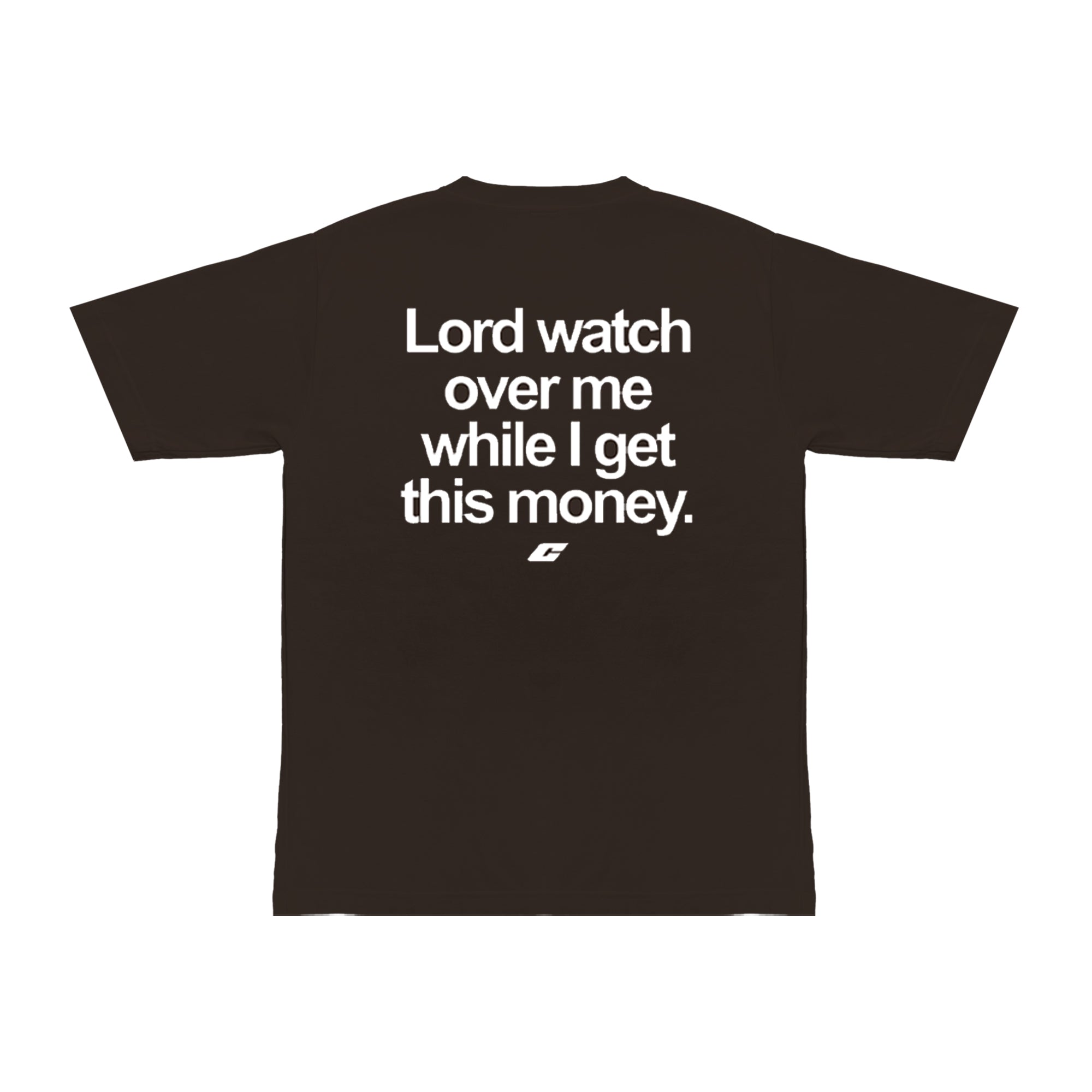 "Money Bag" Tee in Brown Colorway