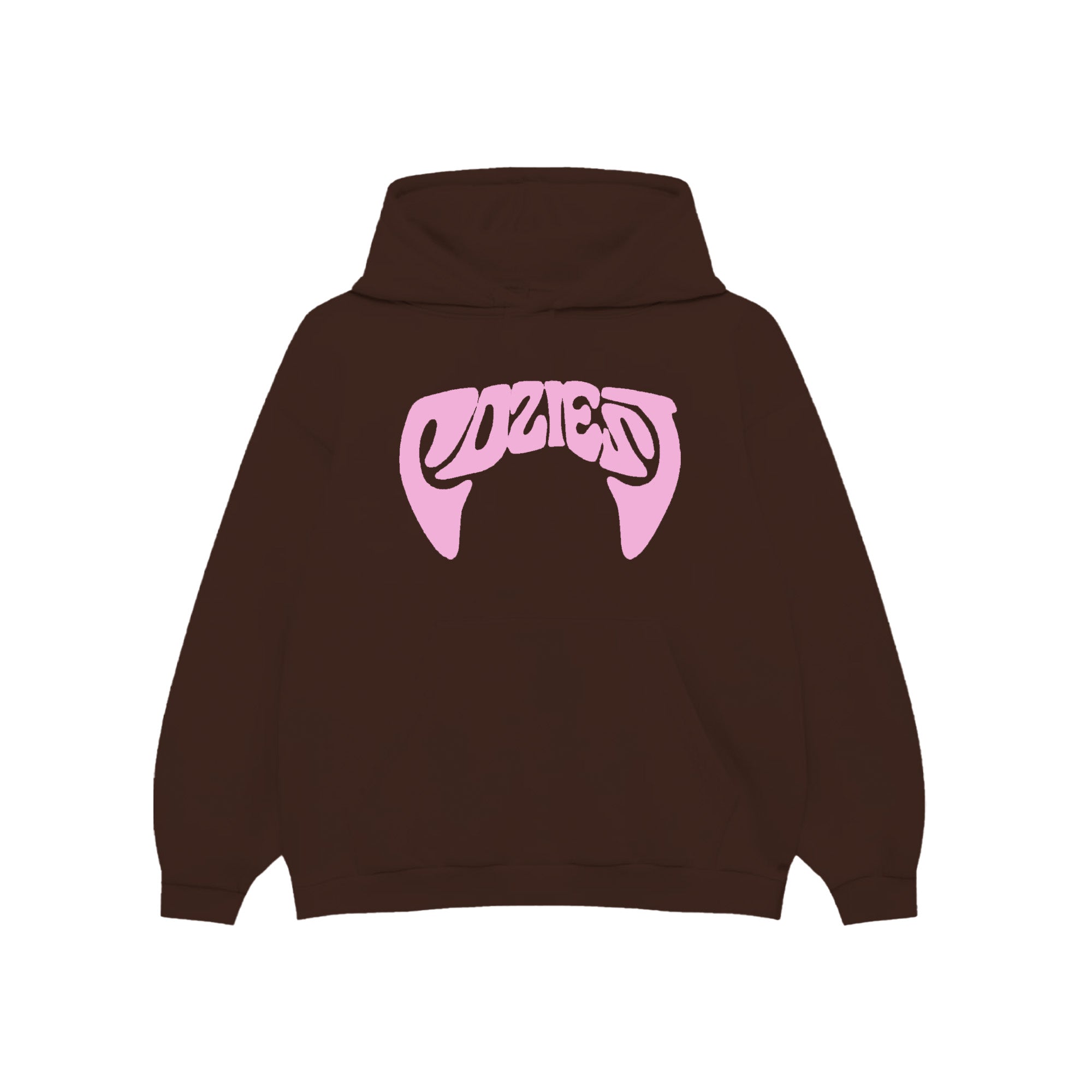 "Fangs" Hoodie in Brown Colorway