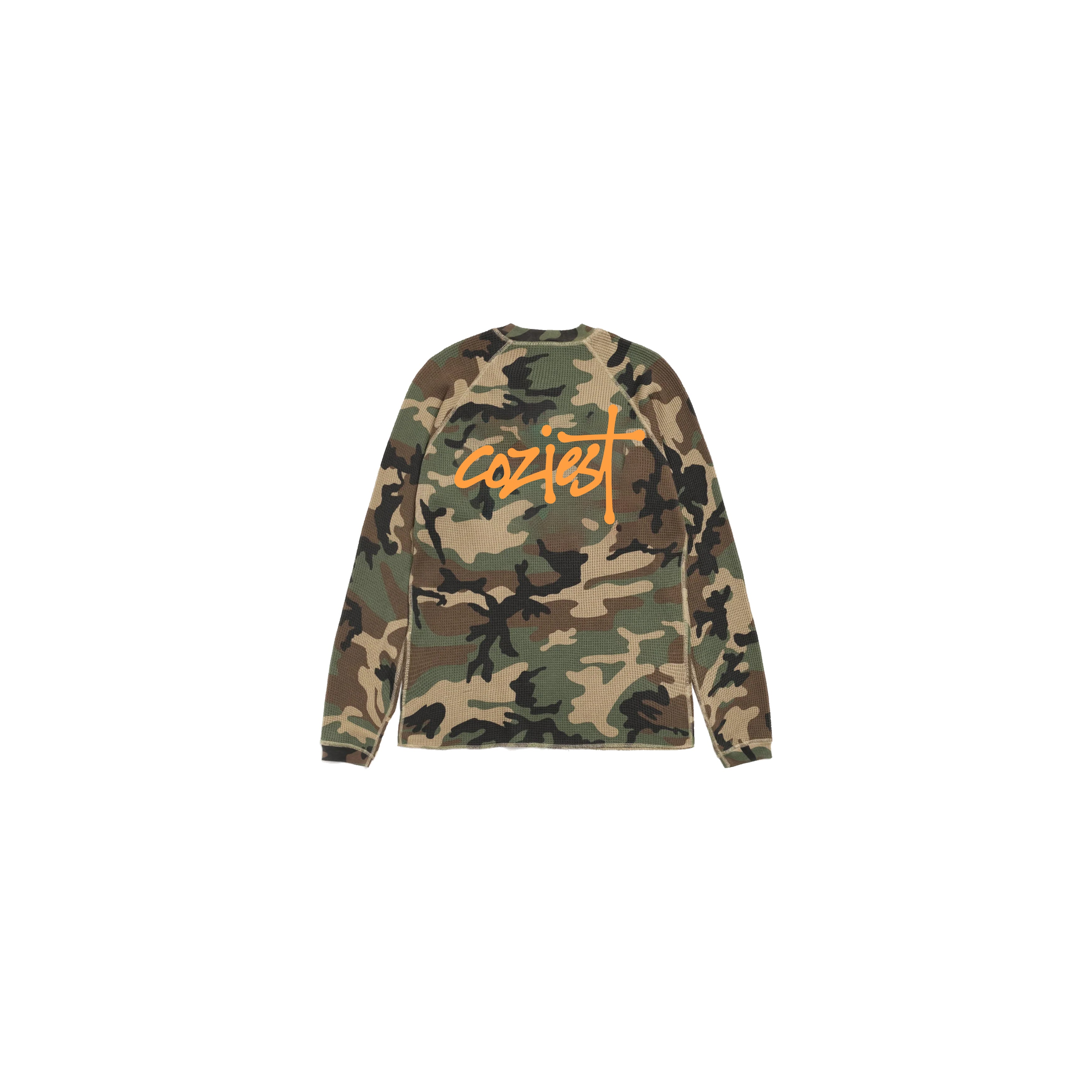 “Waffle Camou Orange” Longsleeve