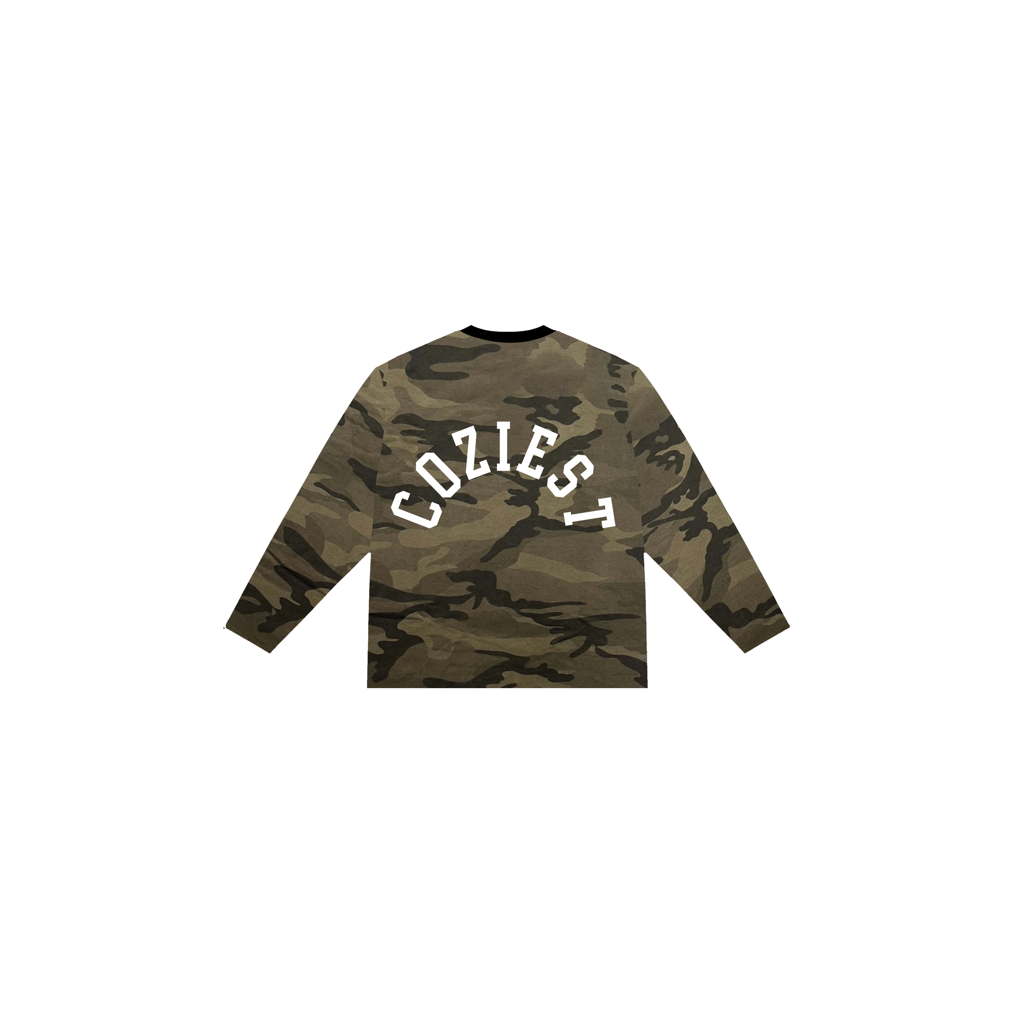 "Subtle Camo" in Moss Green Longsleeve