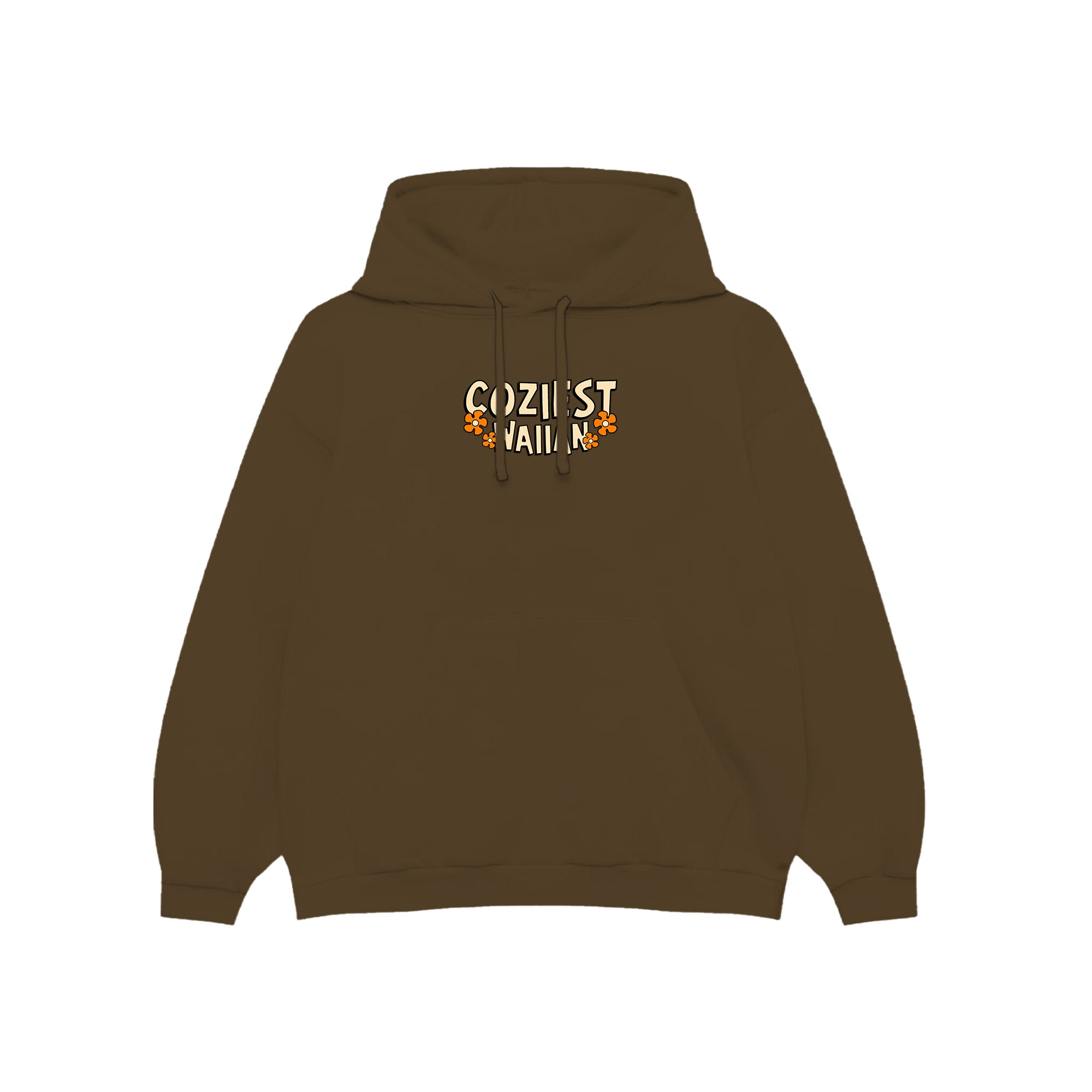"Vibe" Hoodie in Brown Colorway