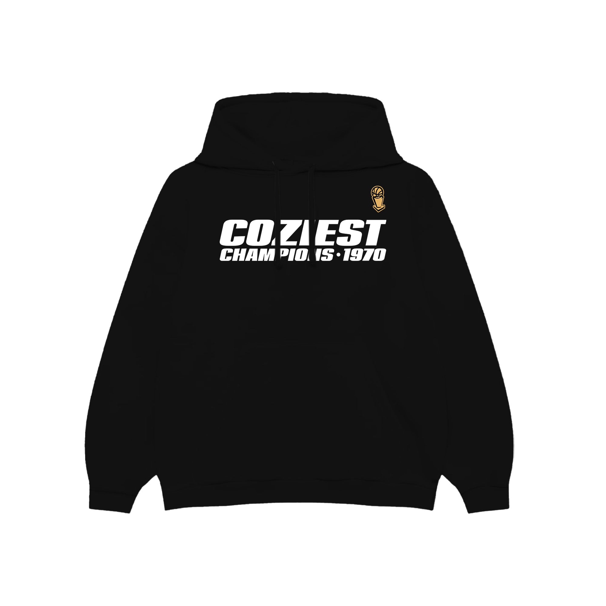 "Champs" Hoodie in Black Colorway