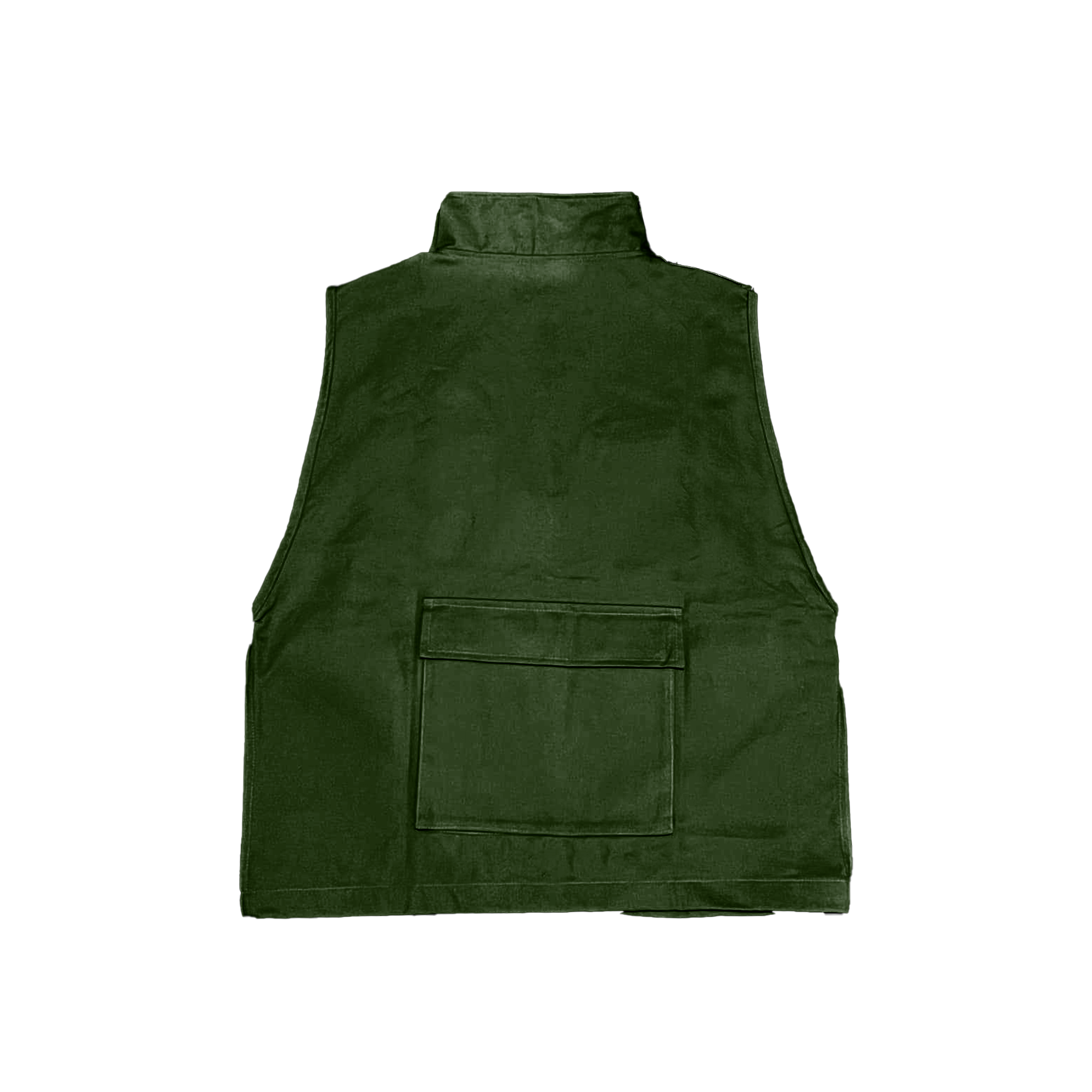 "Safari" Vest in Green Colorway