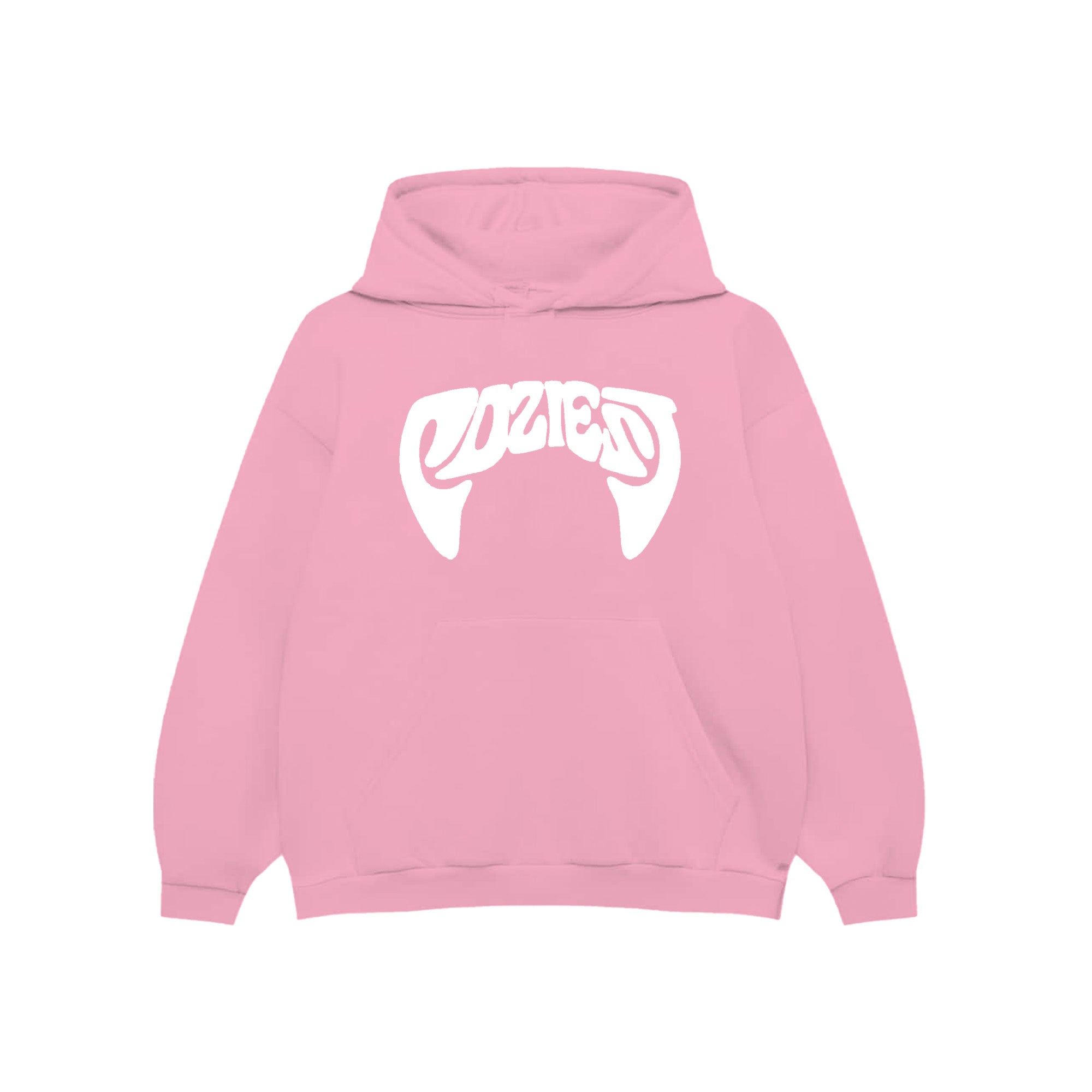 "Fangs" Hoodie in Pink Colorway
