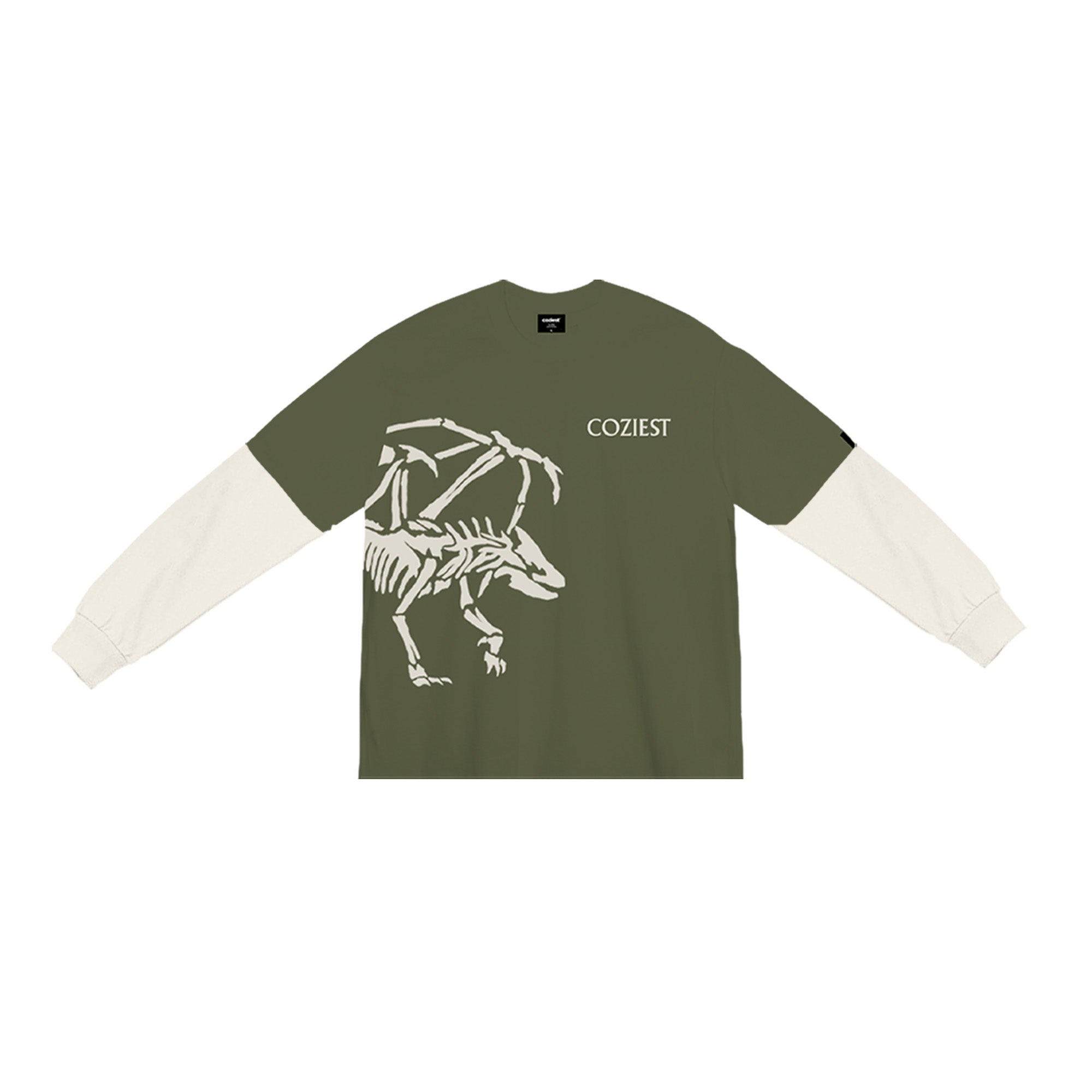 "Fossil" Long-sleeves in Fatigue Colorway