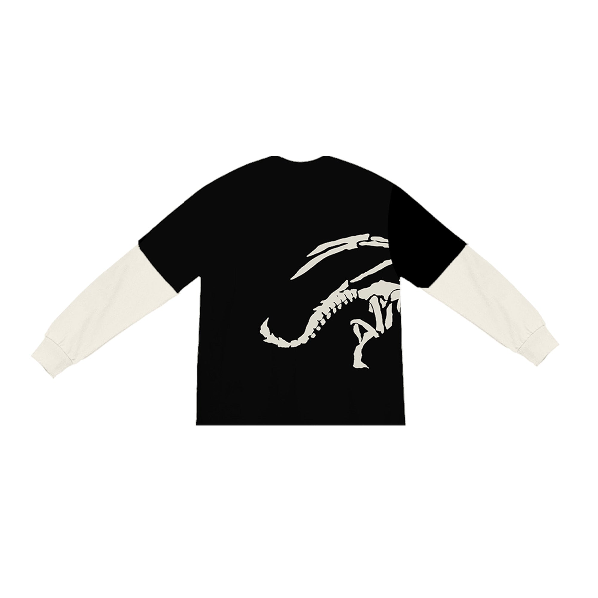 "Fossil" Long-sleeves in Black Colorway