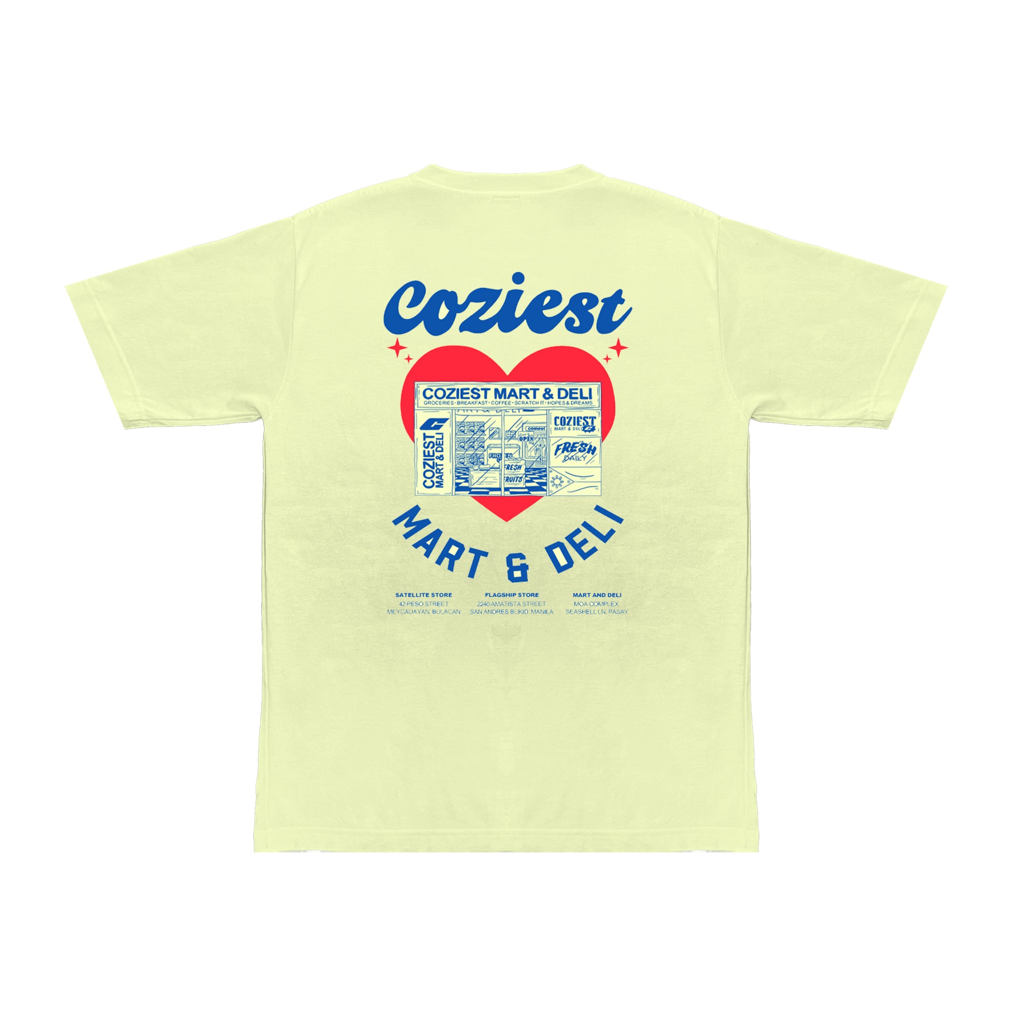 "Mart" Tee in Cream Colorway