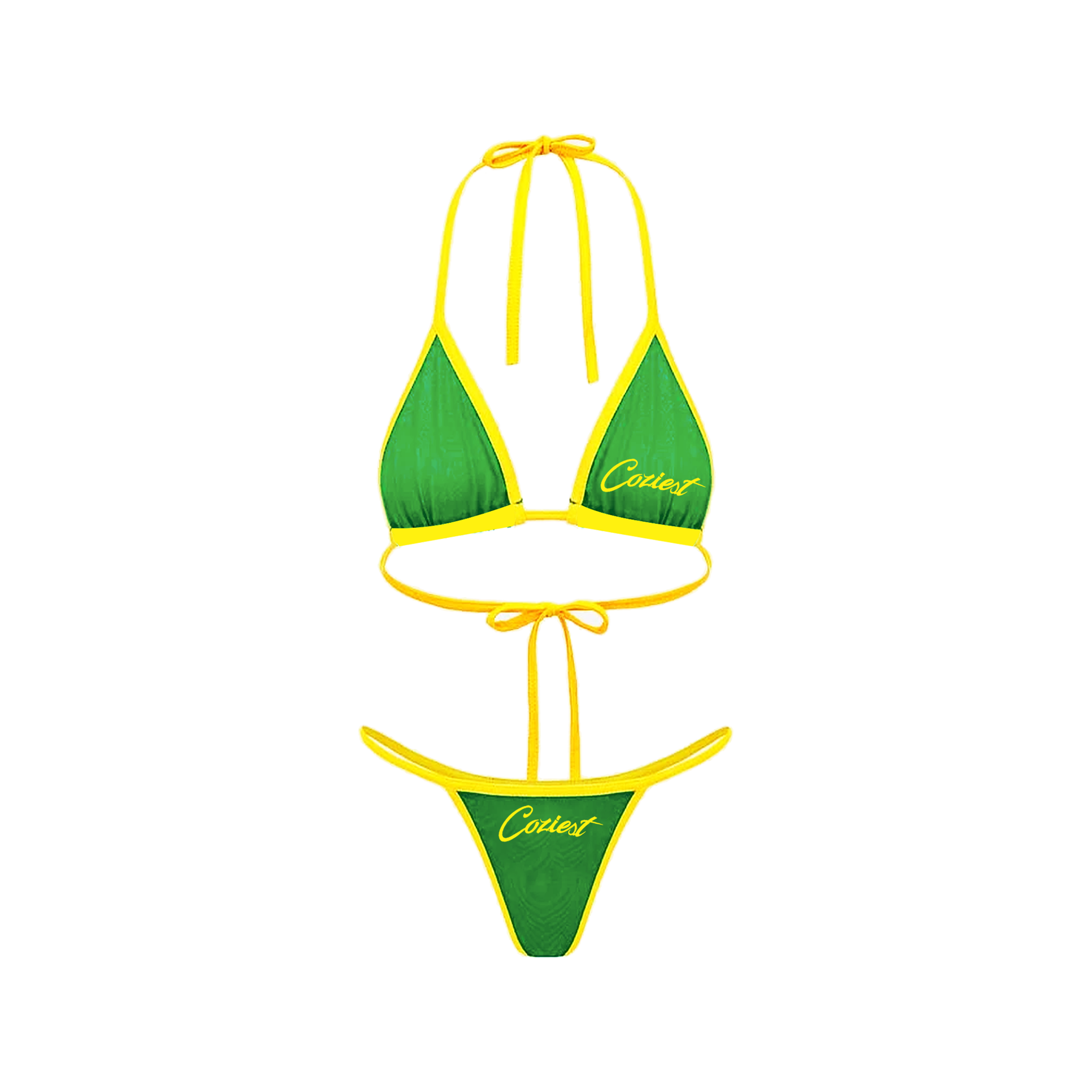 "26 Bikini" in Green Colorway