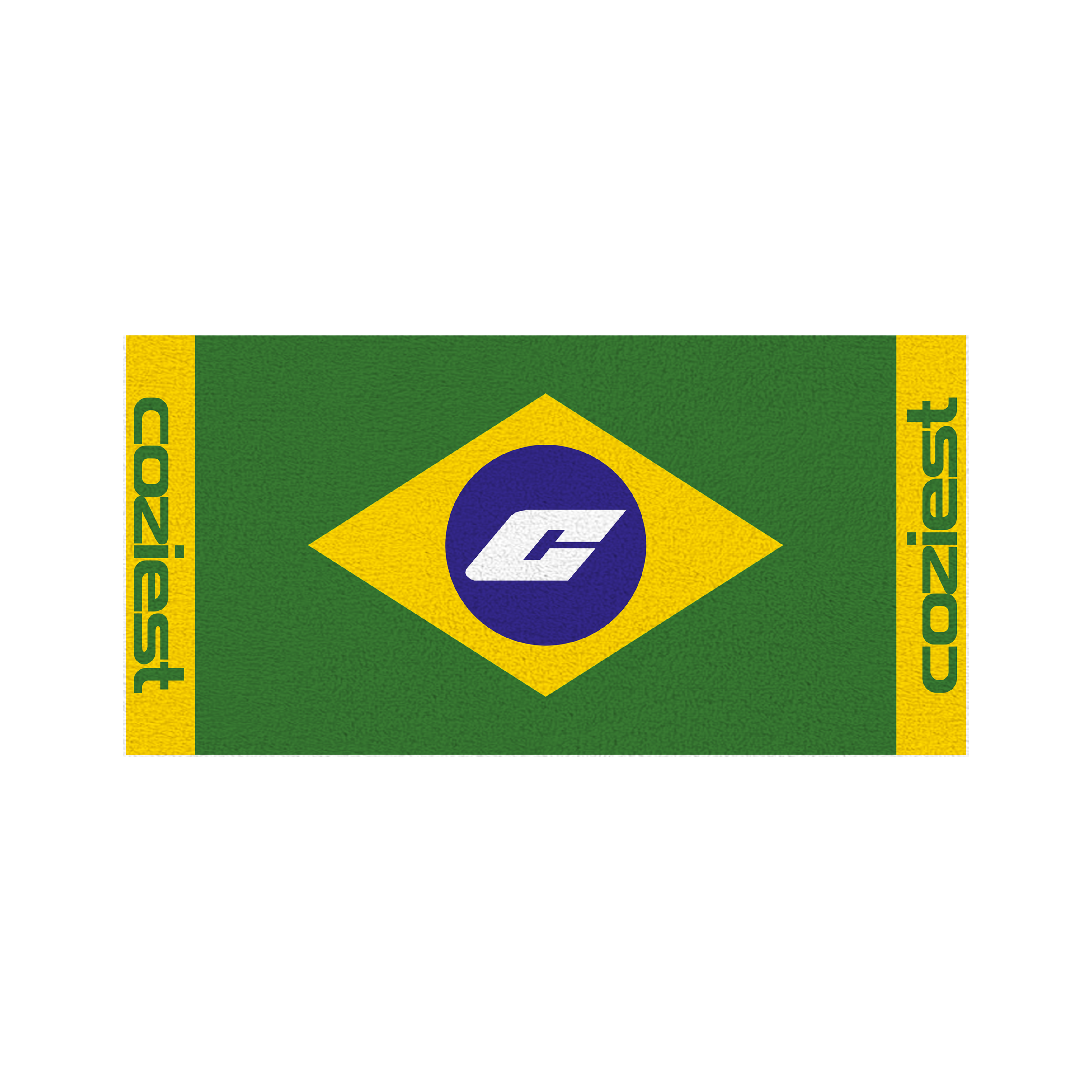 “Summer Towel” in Yellow, Green and White Colorway