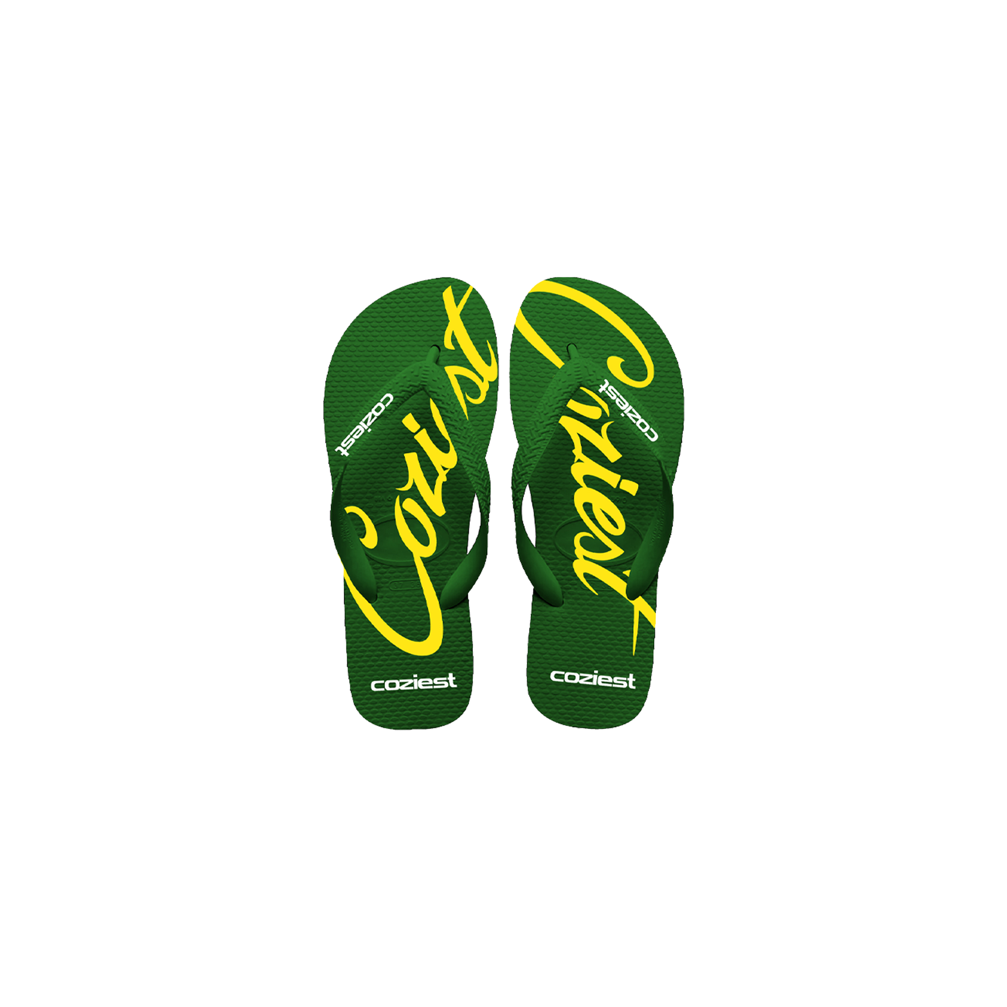 "26 Flip Flops" in Black, Fatigue and Yellow Colorway