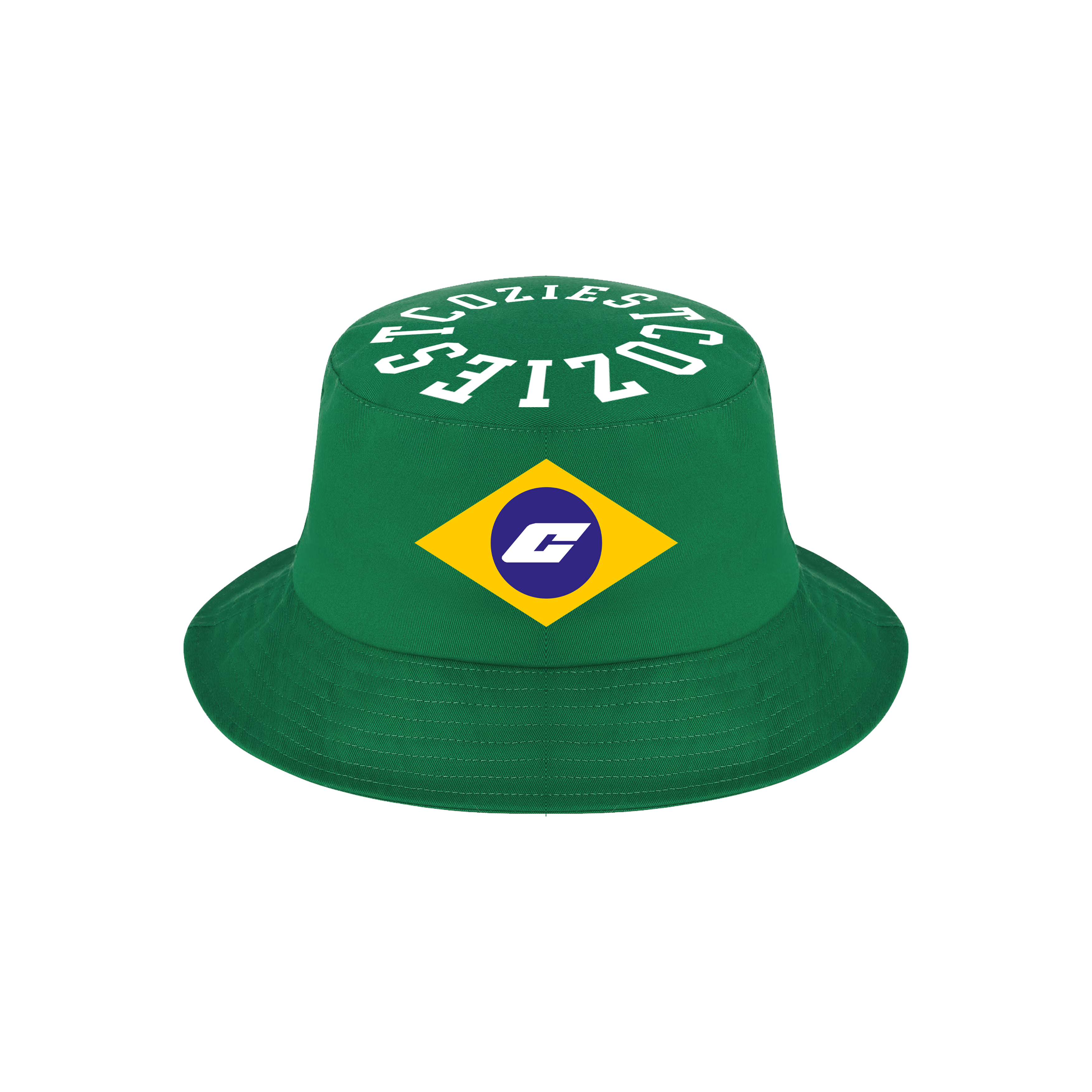"Summer Waway" Bucket Hat in Green Colorway