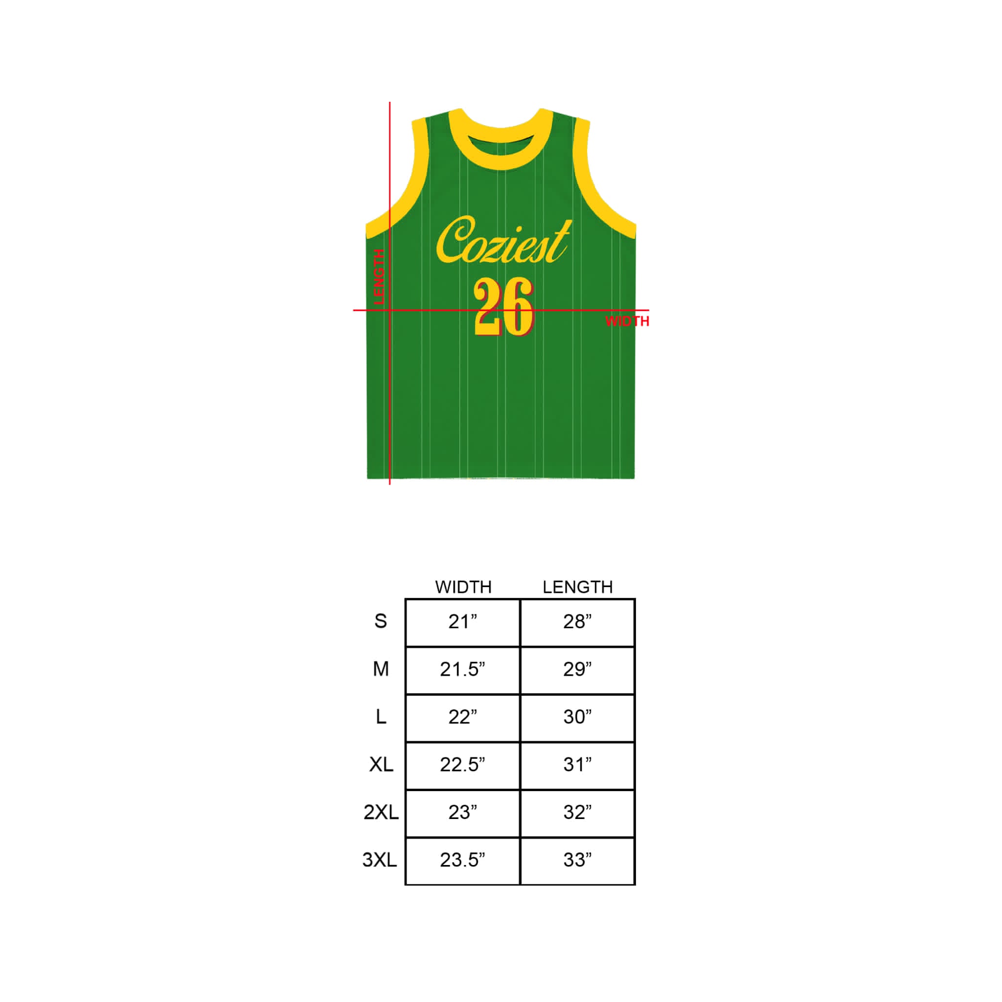 “Summer Jersey” Sando in Green Colorway