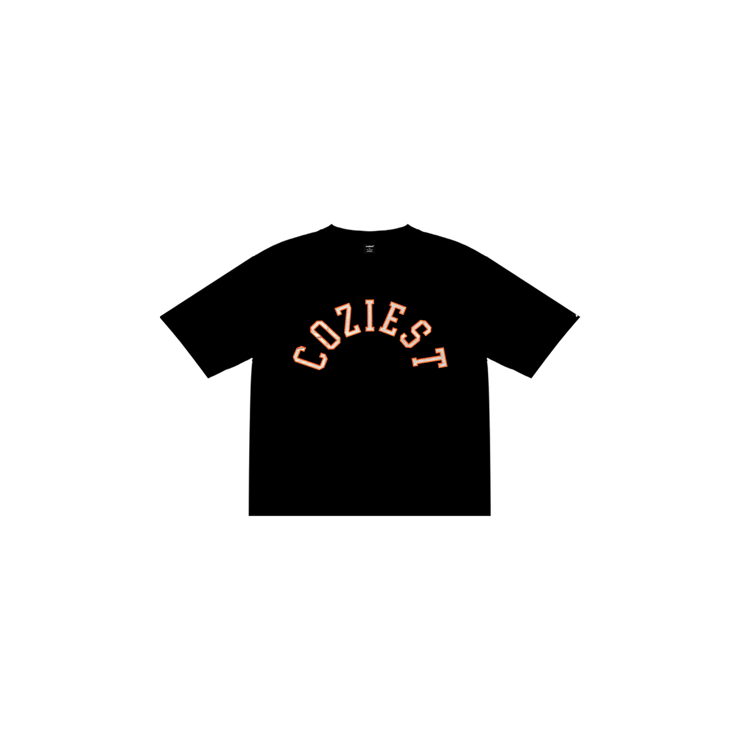 "Safety Orange" Tee in Black Colorway