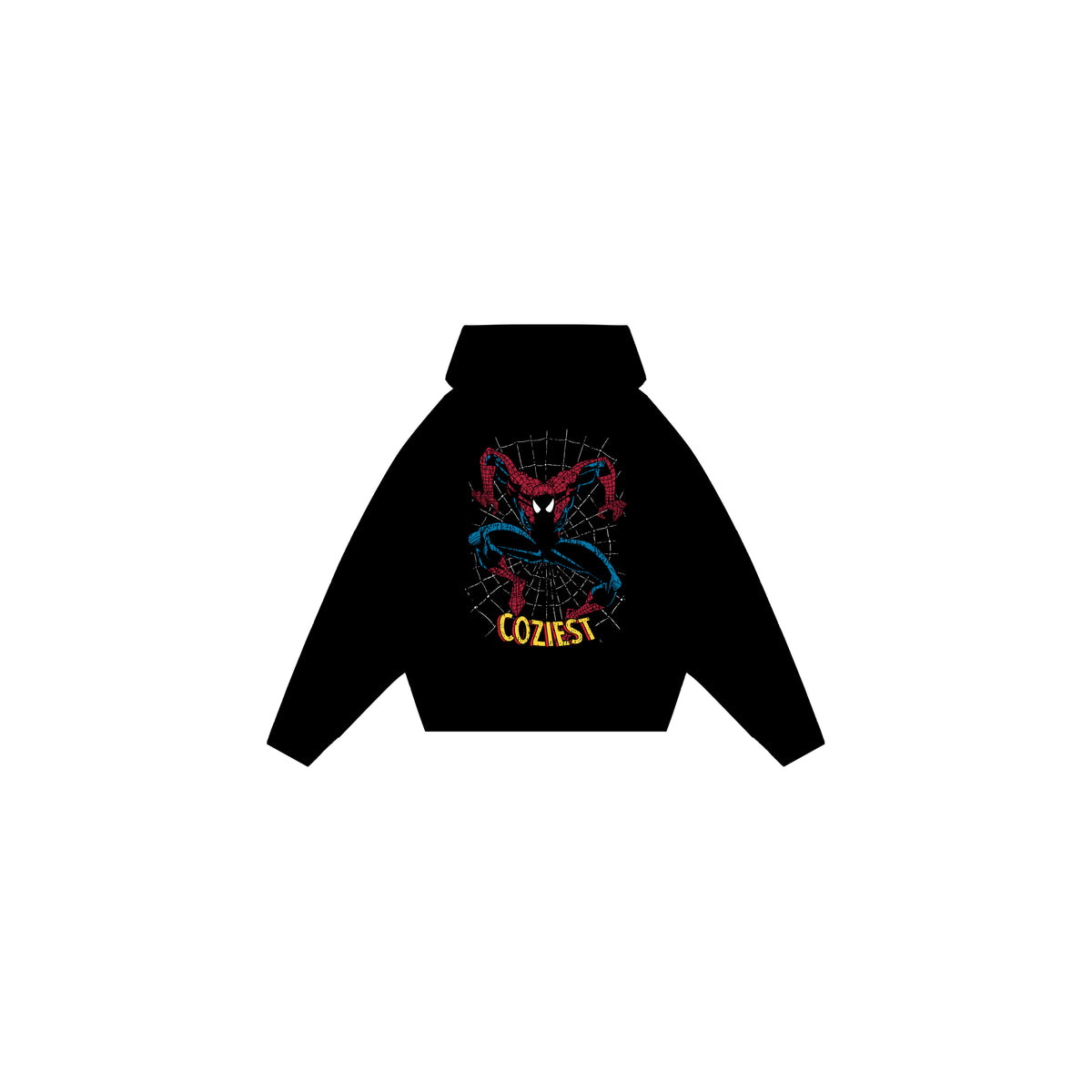 "Web" Hoodie in Black Colorway