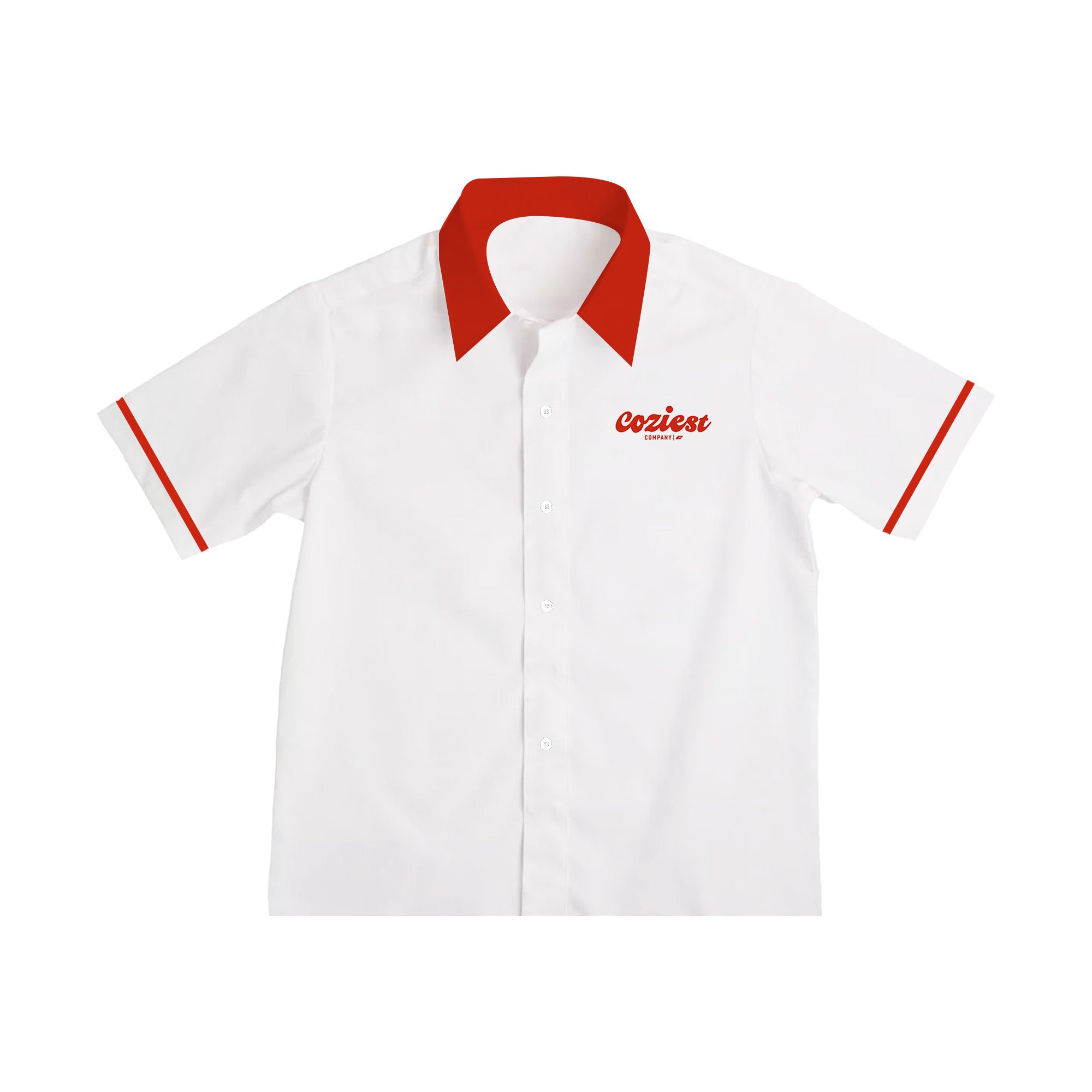 "Staff" Button-Down Polo