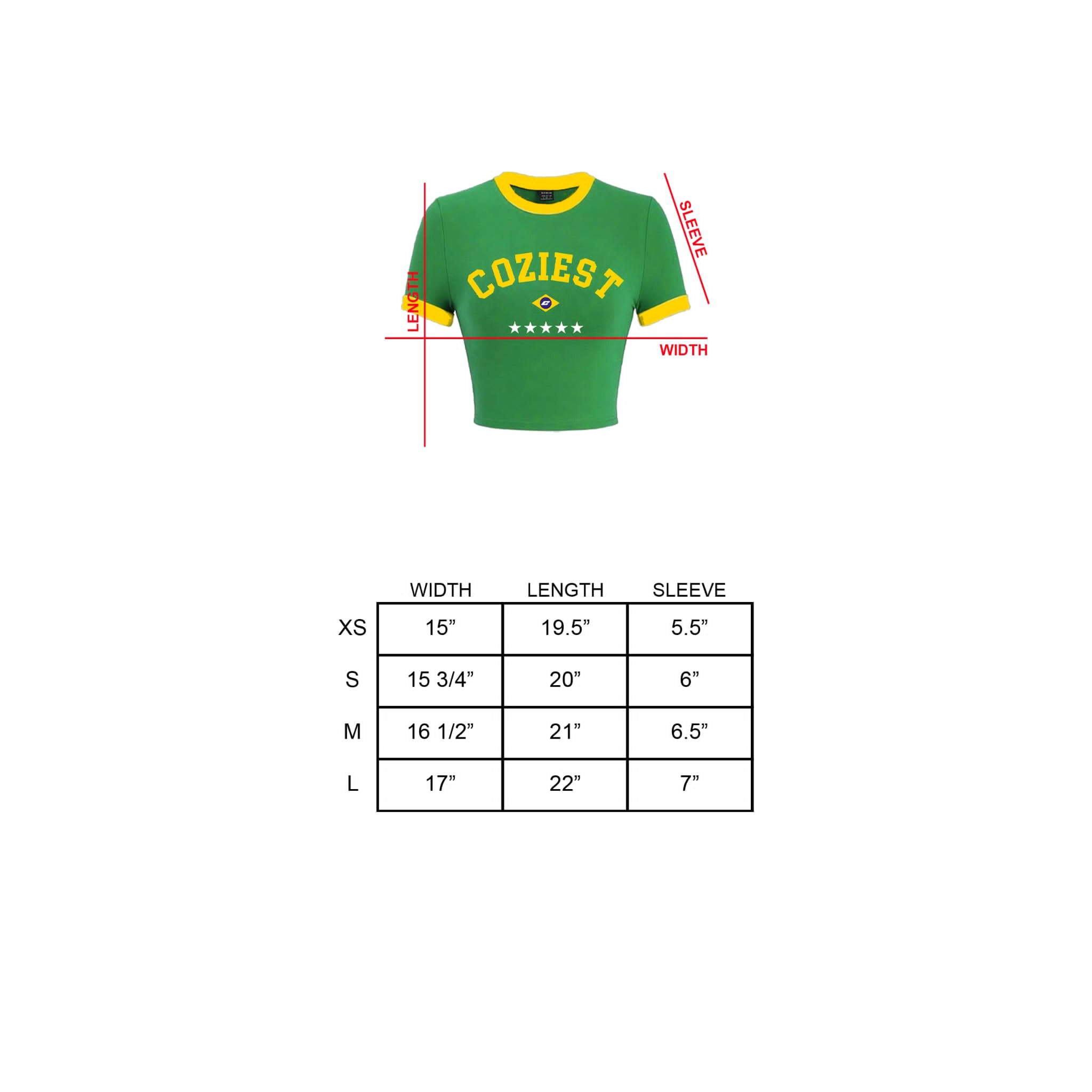 “Summer Baby Tee” in Green Colorway
