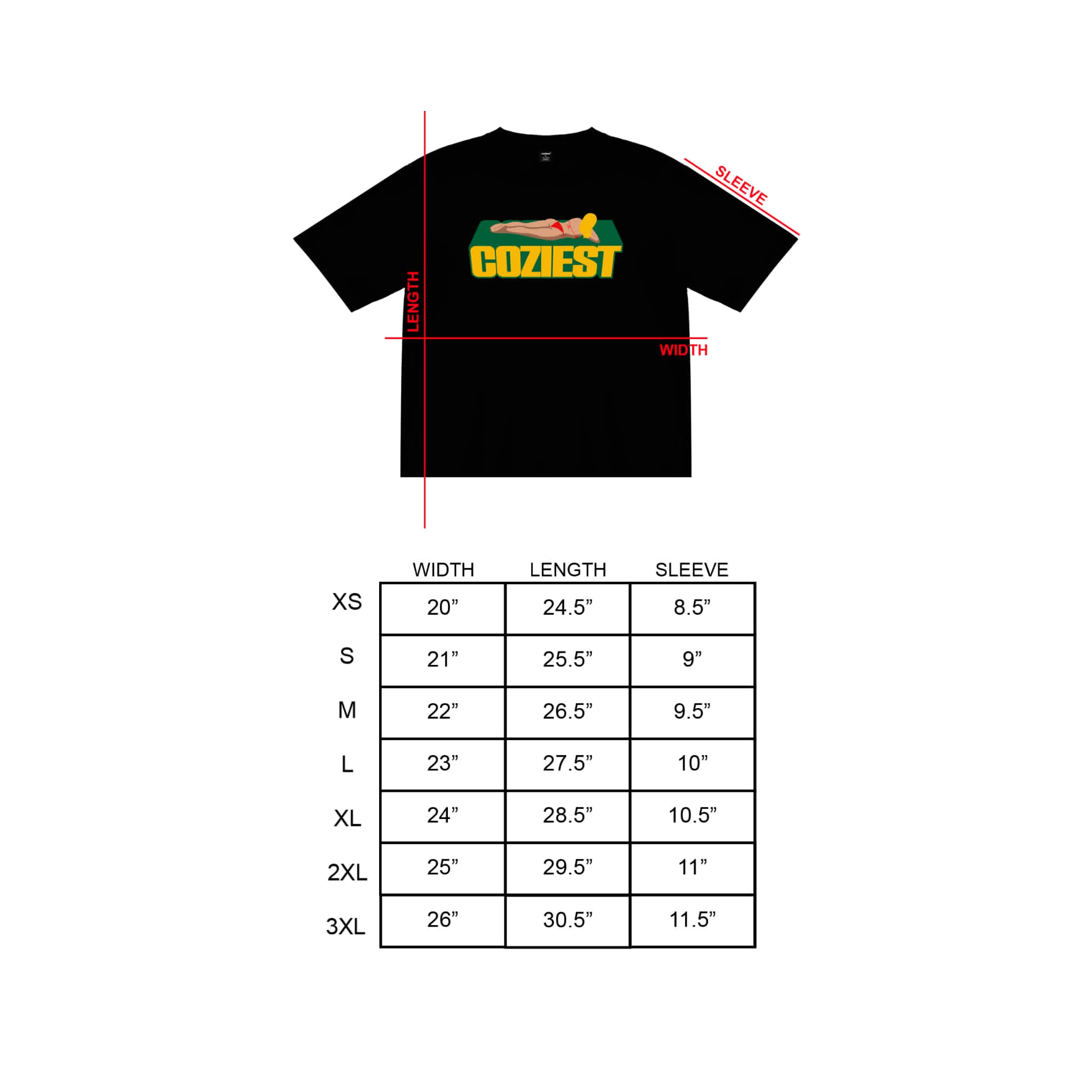 “Signature” Tee in Mustard and White Colorway