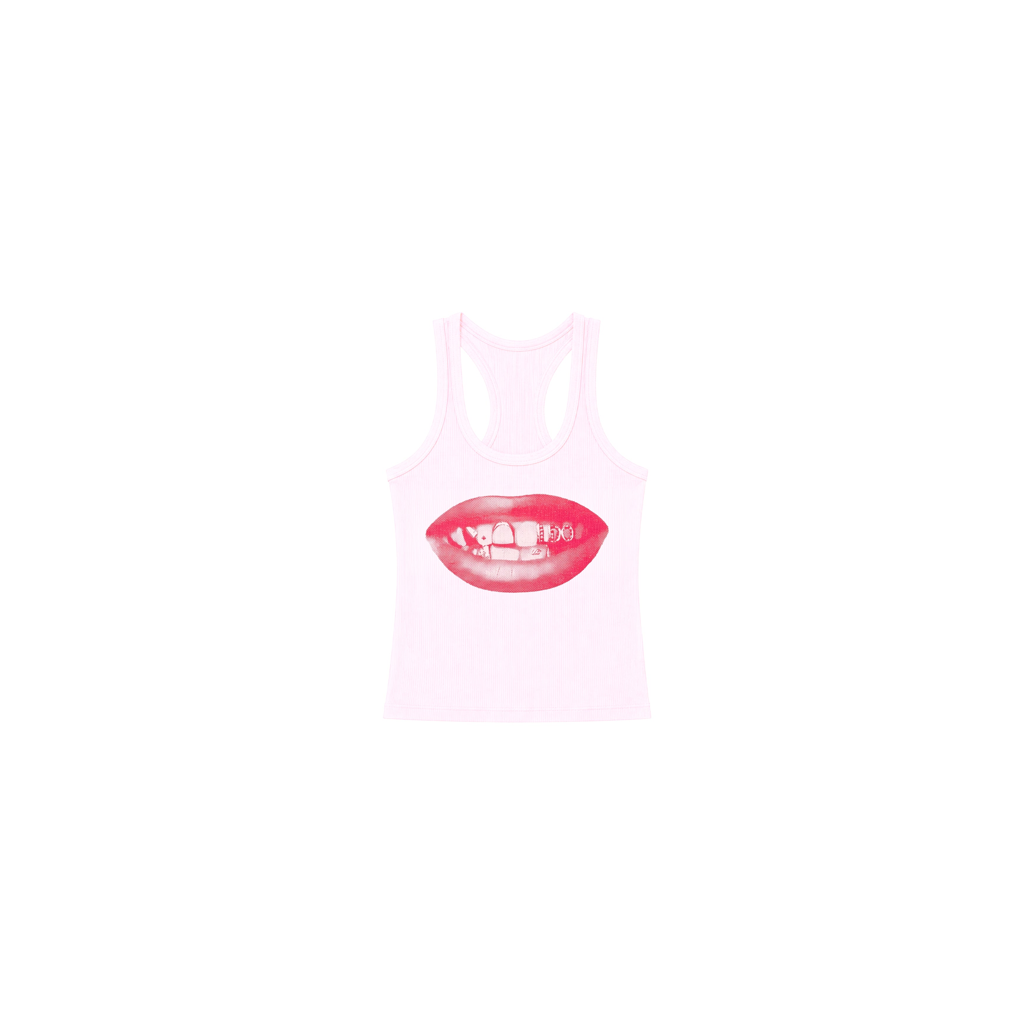 "I DO” Tank Top in Pastel Pink Colorway