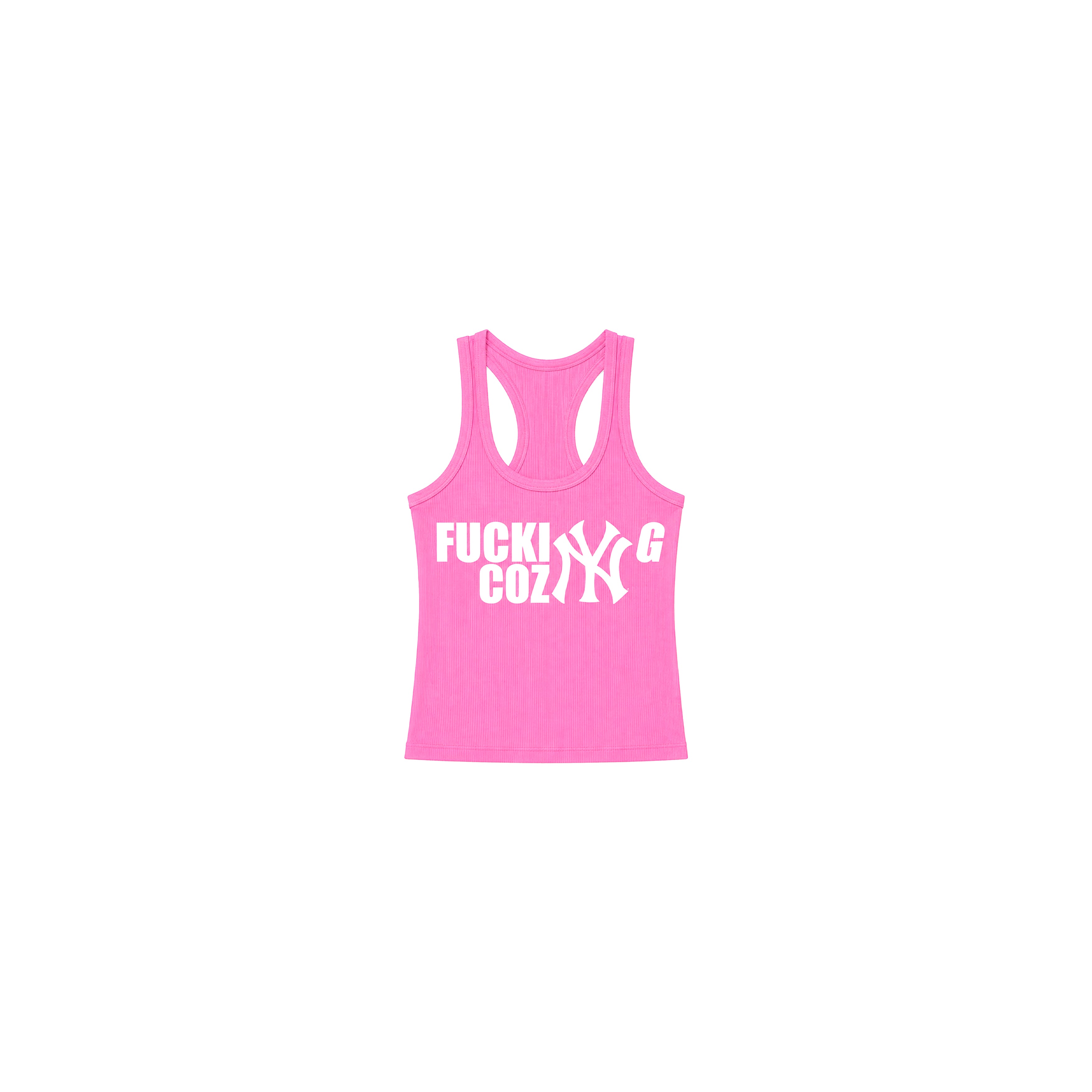 "Yankee” Tank Top in Fuchsia Colorway